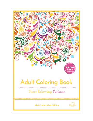 Adult Coloring Book: Stress Relieving Patterns, Mini Celebration Edition